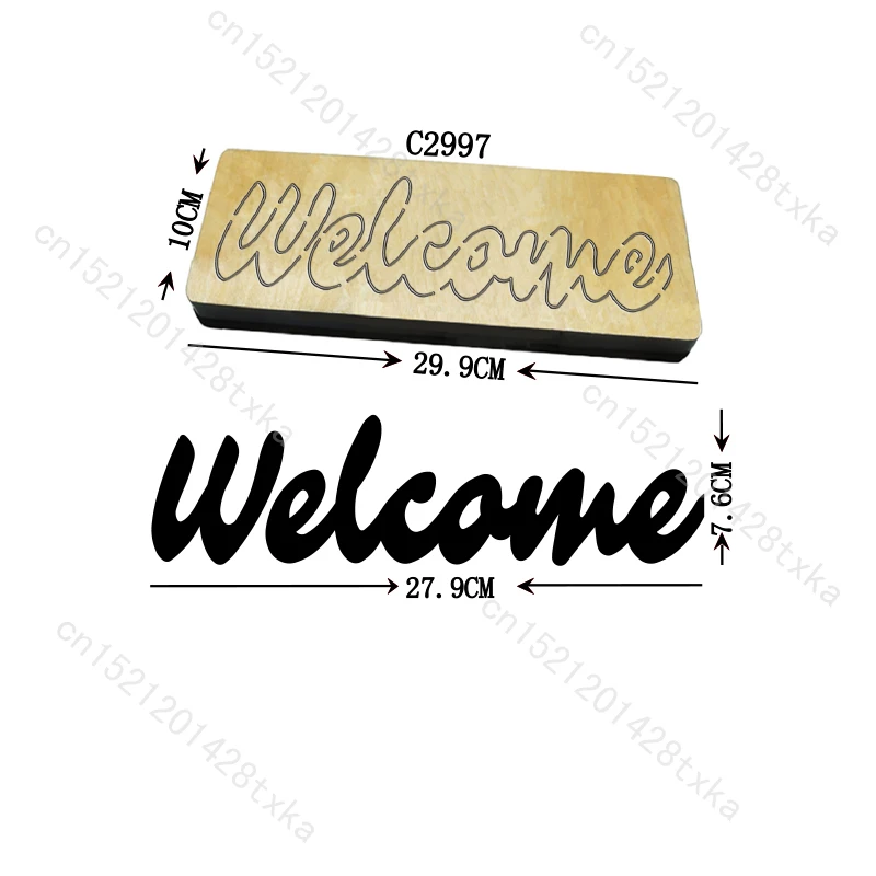 Добро пожаловать деревянный штамп для скрапбукинга, вырубные штампы, несколько размеров, совместимые с большинством машин для высечки, C2997, новый 
Добро пожаловать деревянный штамп для скрапбукинга, вырубные штампы, несколько размеров, совместимые с большинством машин для высечки, C2997, новый