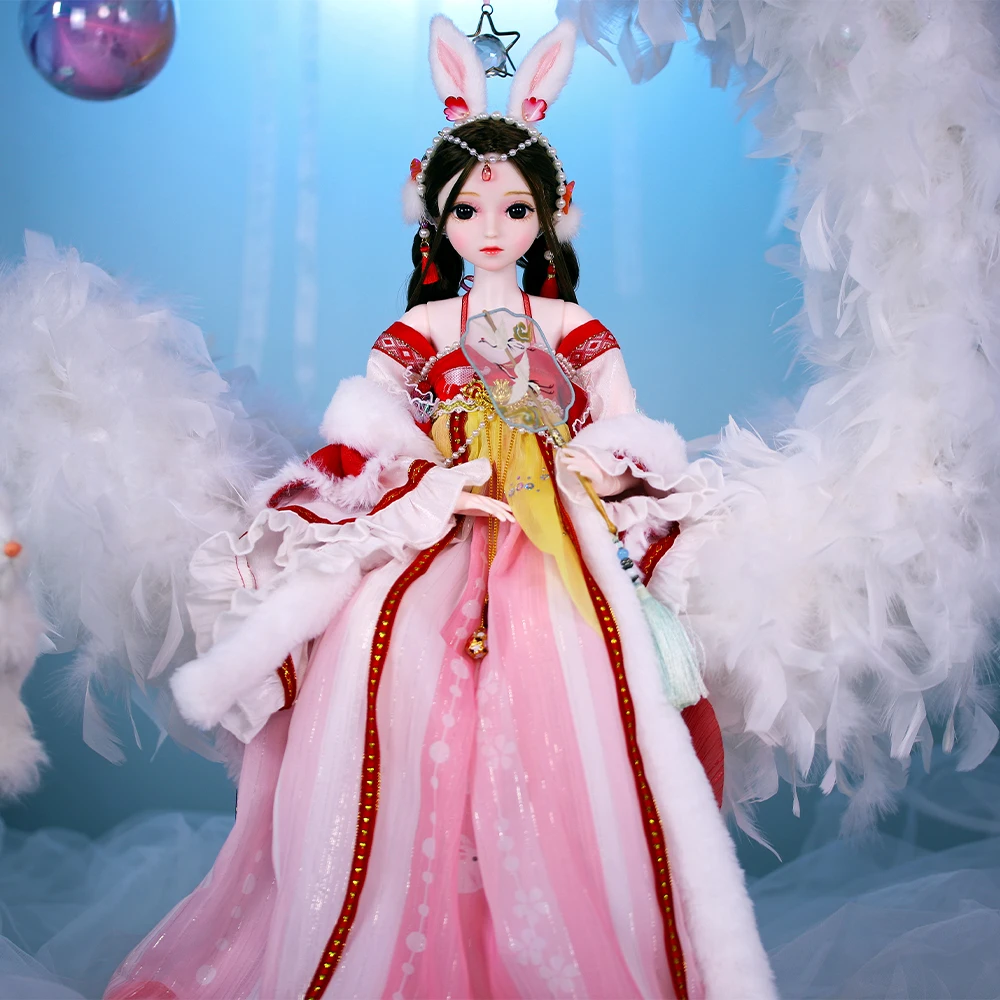 Dream Fairy 1/3 DBS doll 62 cm Chinese rabbit girl mechanical joint set including clothes and shoes high quality makeup BJD SD
Dream Fairy 1/3 DBS doll 62 cm Chinese rabbit girl mechanical joint set including clothes and shoes high quality makeup BJD SD