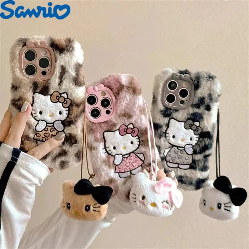 Y2k Hello Kitty Kawaii Plush Leopard Print Phone Case for Iphone 16 15 14 13 12 Pro Max Anime Autumn Winter Warm Soft Cover Gift
Y2k Hello Kitty Kawaii Plush Leopard Print Phone Case for Iphone 16 15 14 13 12 Pro Max Anime Autumn Winter Warm Soft Cover Gift