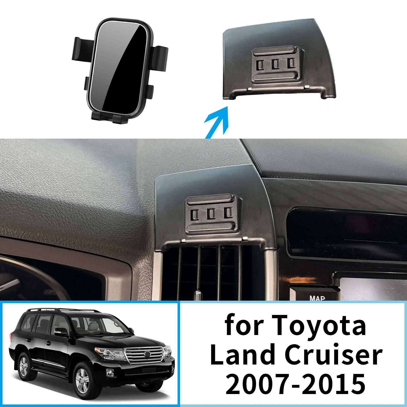 for Toyota Land Cruiser 2007-2015 GPS Bracket Navigation Stand Auto Accessories
for Toyota Land Cruiser 2007-2015 GPS Bracket Navigation Stand Auto Accessories