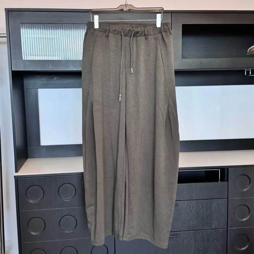 Italian summer BC same casual pants loose drawstring straight trousers
Italian summer BC same casual pants loose drawstring straight trousers