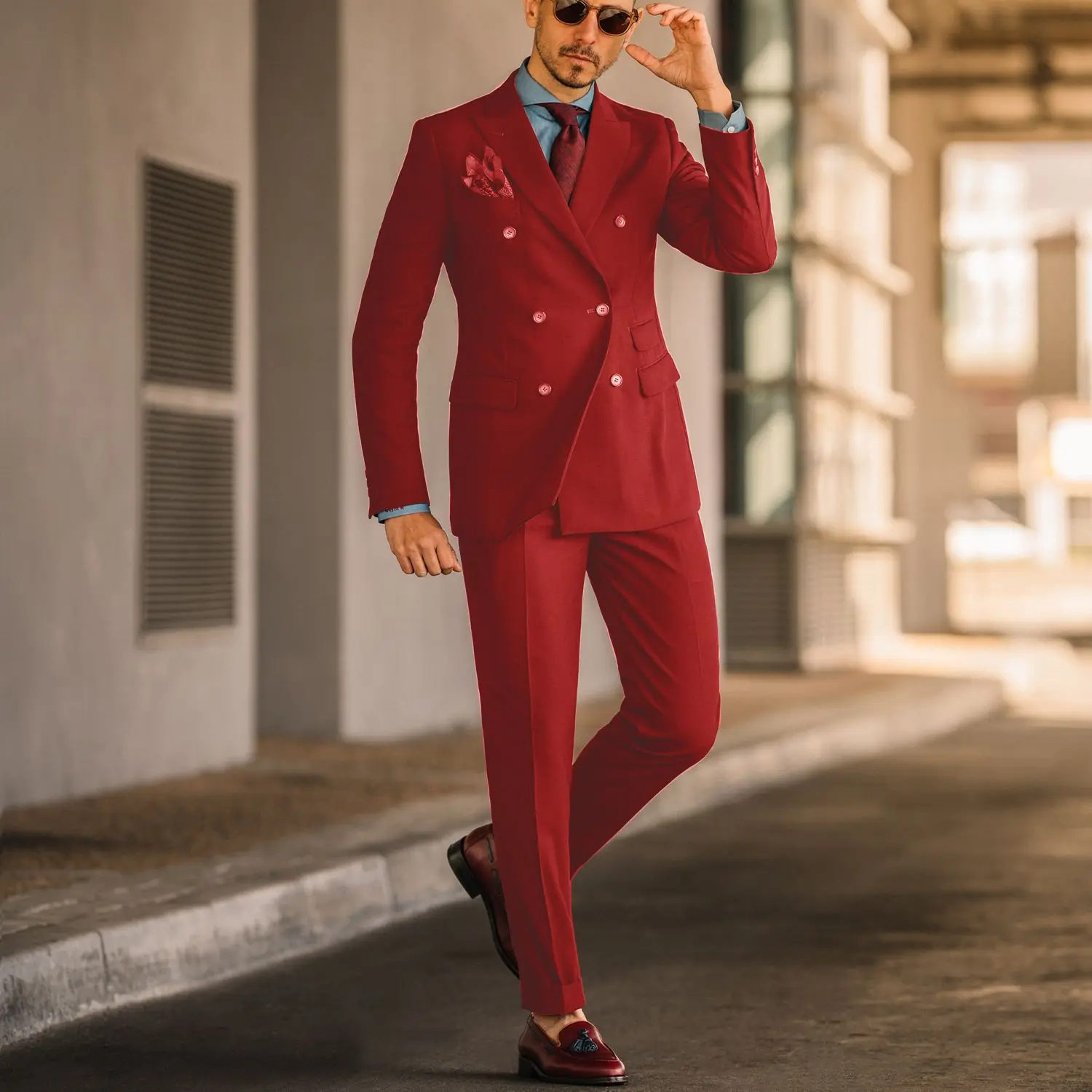 2023 Men's Suit 2-Piece Double Breasted Suit Wedding Groom Best Man Dress Business Office Casual Clothing Traje Hombre
2023 Men's Suit 2-Piece Double Breasted Suit Wedding Groom Best Man Dress Business Office Casual Clothing Traje Hombre