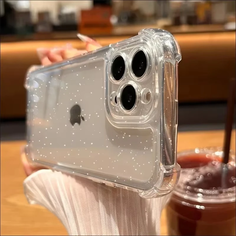 Glitter Bling Clear Case For iPhone 17 Pro Max 16 15 14 13 12 11 Pro Max 17 Air Funda Silicone Soft TPU Transparent Bumper Cover
Glitter Bling Clear Case For iPhone 17 Pro Max 16 15 14 13 12 11 Pro Max 17 Air Funda Silicone Soft TPU Transparent Bumper Cover