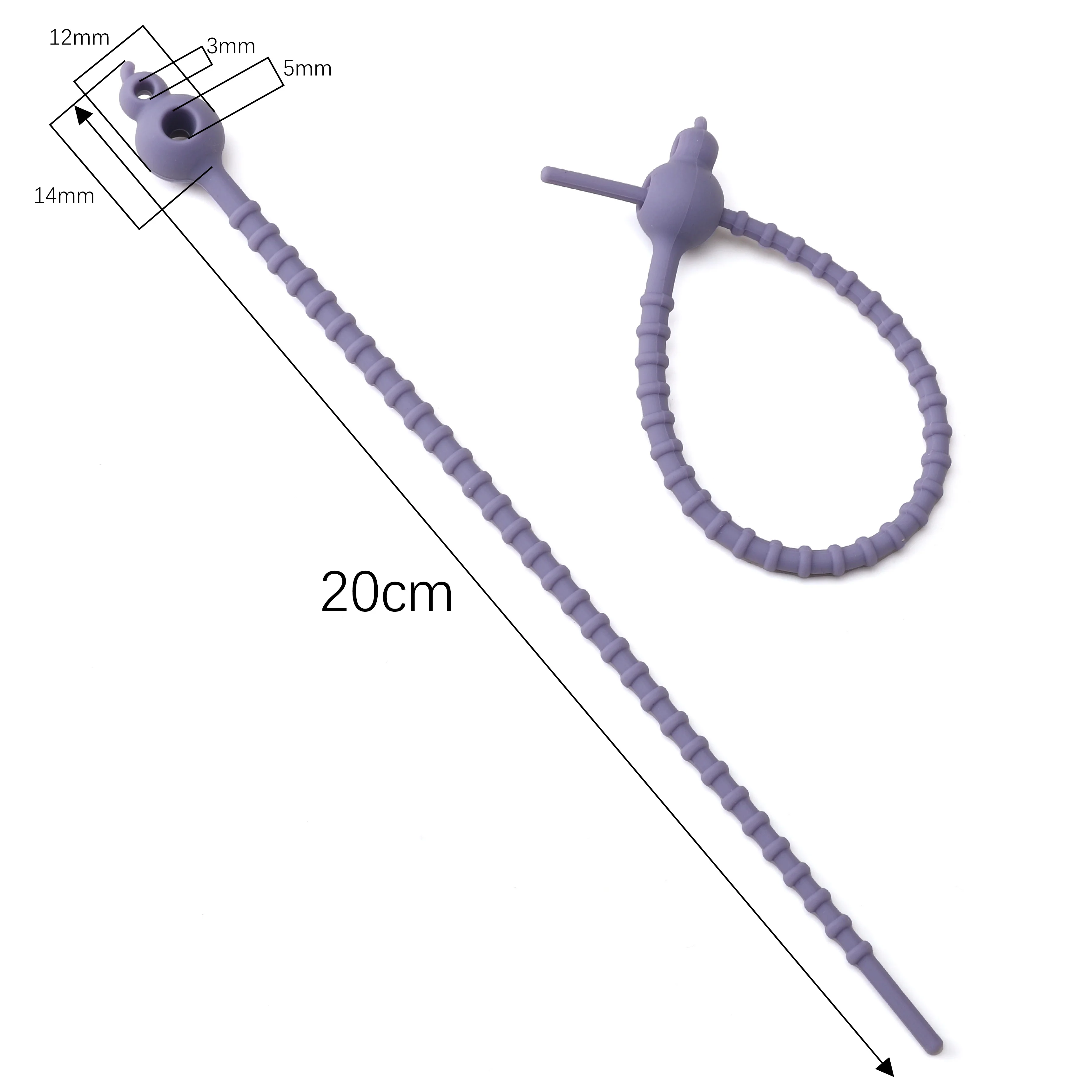 2/5pcs Silicone Dual-Hole Gourd-Shaped Multi-Function Cable Tie For Making DIY Buckle Key Ring Chain Jewelry Handmade Supplies
2/5pcs Silicone Dual-Hole Gourd-Shaped Multi-Function Cable Tie For Making DIY Buckle Key Ring Chain Jewelry Handmade Supplies