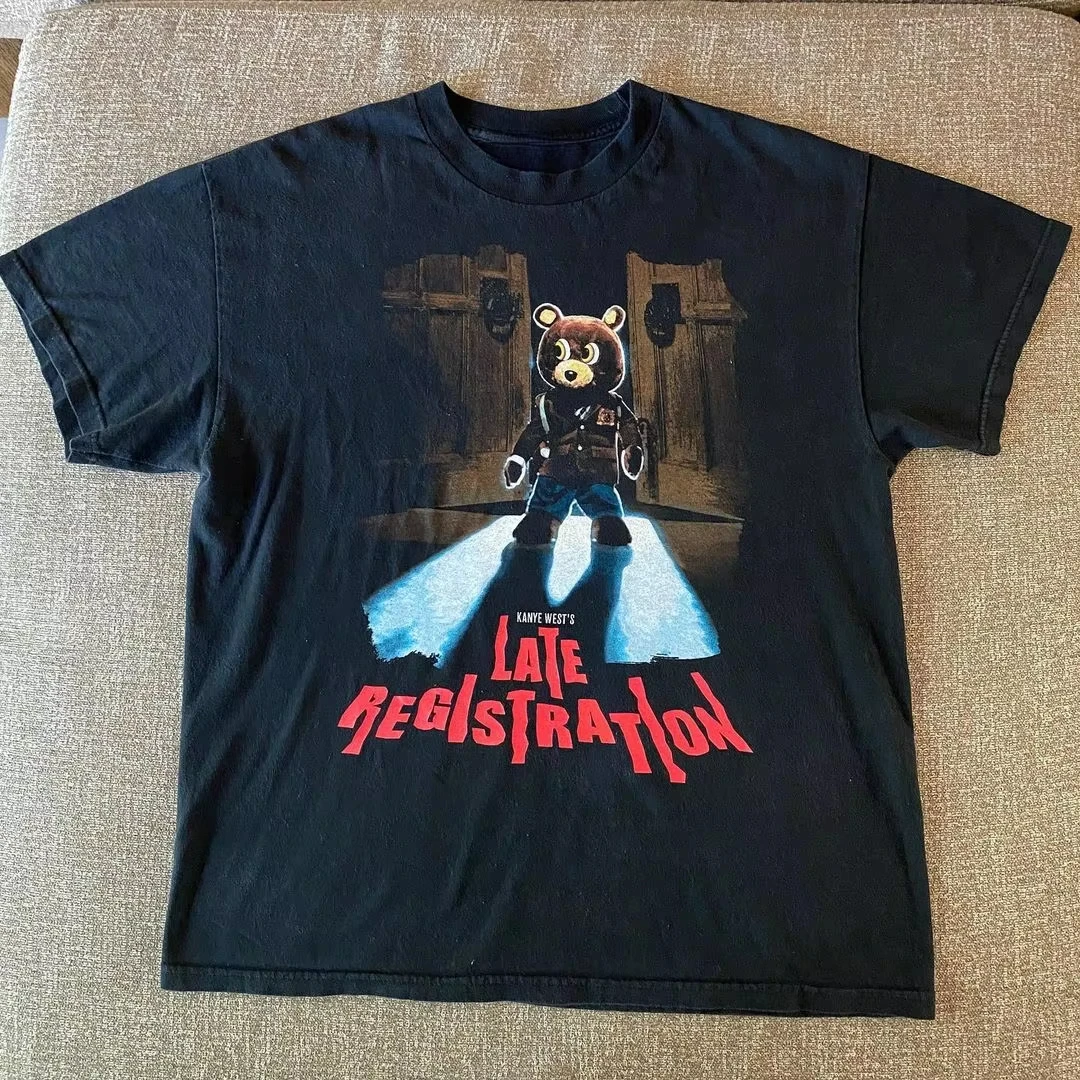 Motorcycle 2025 cotton 100% new dropout bear retro high street retro men and women couple short sleeve T-shirt trend
Motorcycle 2025 cotton 100% new dropout bear retro high street retro men and women couple short sleeve T-shirt trend