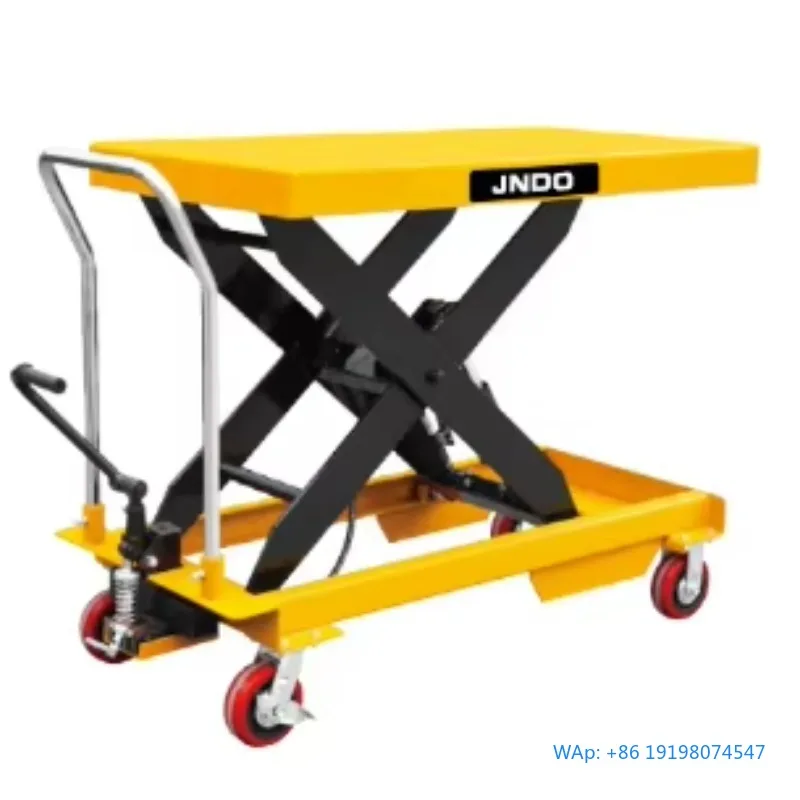Industrial Hydraulic Lift Table Cart Four Wheel Manual Single Scissor Lifting Platform
Industrial Hydraulic Lift Table Cart Four Wheel Manual Single Scissor Lifting Platform