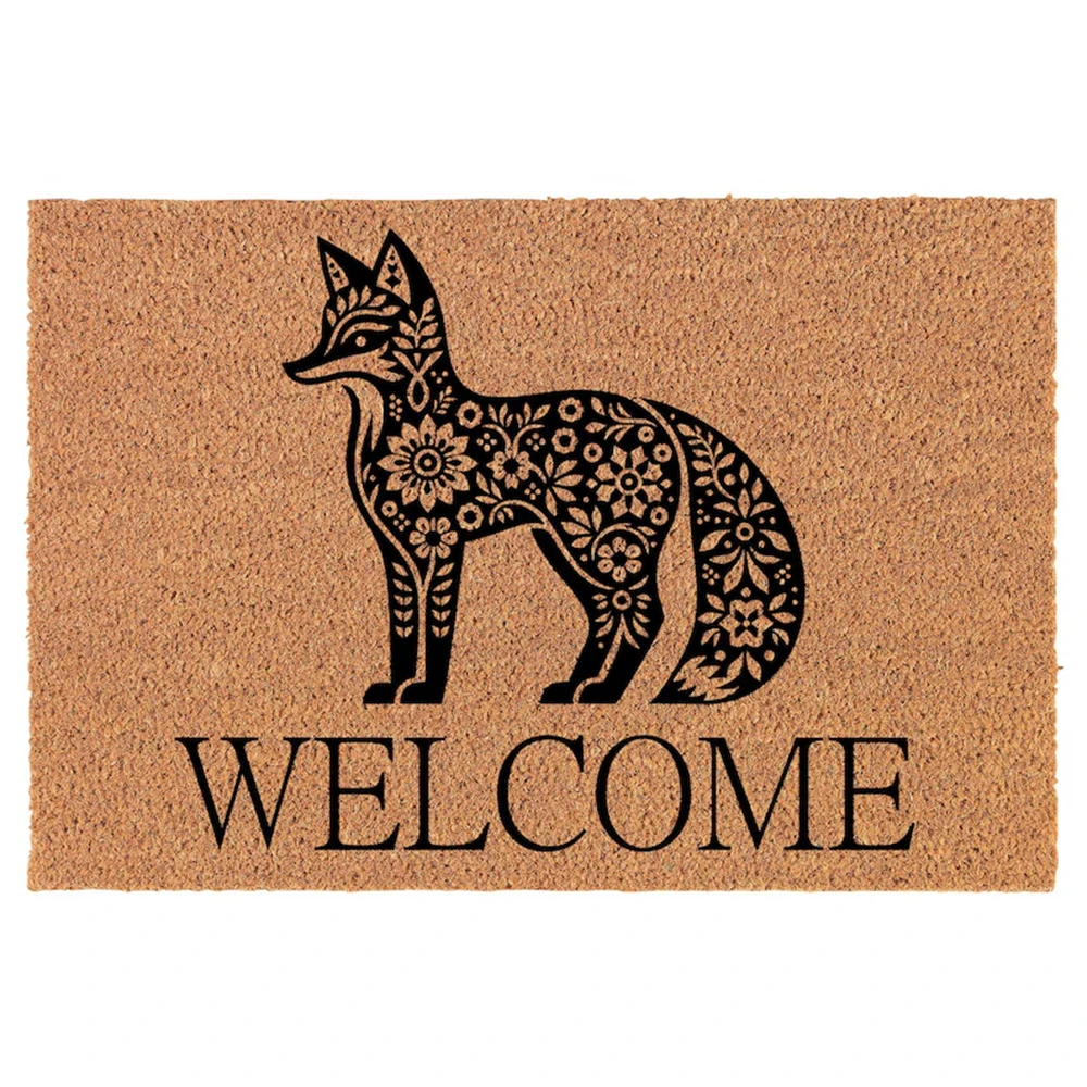 Sleek Black Fox Doormat Custom Carpet Clean Line Print Anti Slip Dining Room Contemporary Art Pattern Home Decor Gift
Sleek Black Fox Doormat Custom Carpet Clean Line Print Anti Slip Dining Room Contemporary Art Pattern Home Decor Gift
