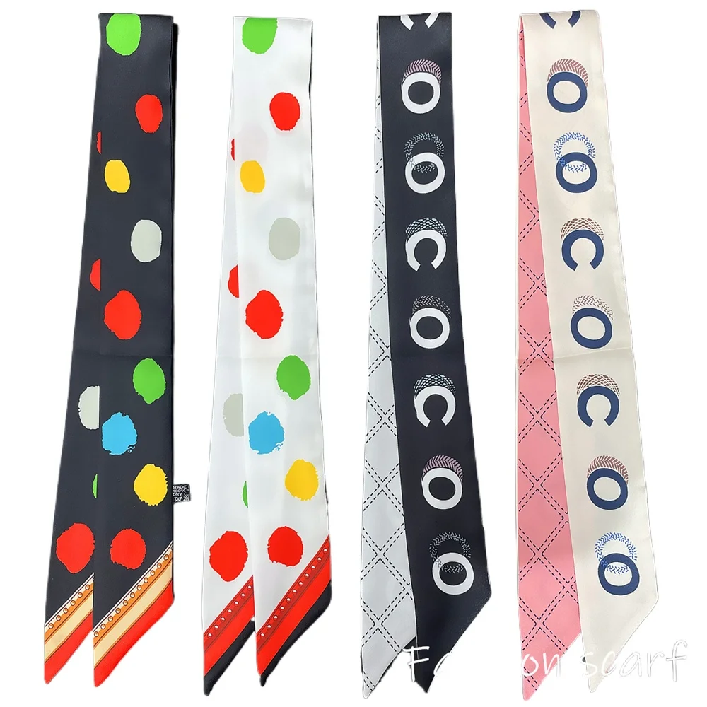 4PC Simple Art Graffiti Polka Dots Women Wrapping Bag Long Ribbon Headband Streamer Decorative Small Scarf Silk Scarf Wholesale
4PC Simple Art Graffiti Polka Dots Women Wrapping Bag Long Ribbon Headband Streamer Decorative Small Scarf Silk Scarf Wholesale
