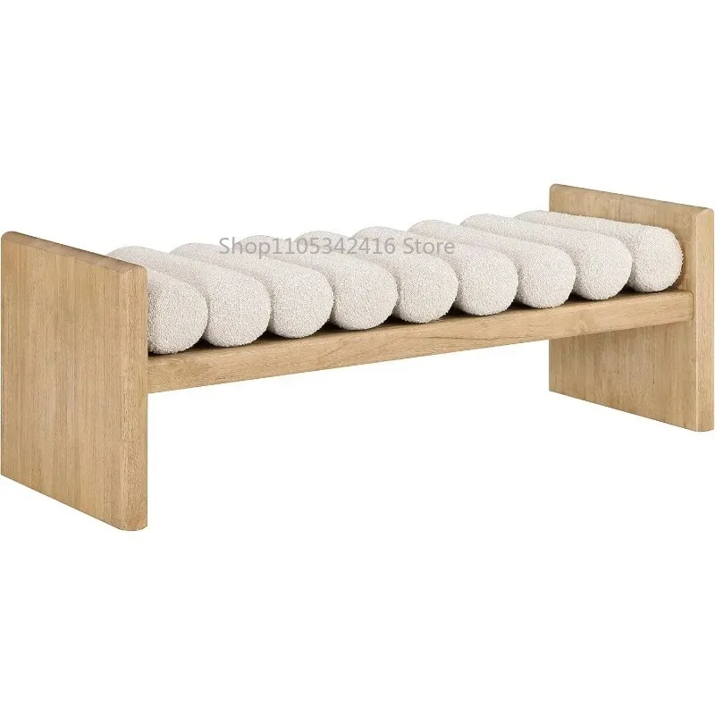 Waverly Collection Modern Contemporary Bench, Solid Wood Rich Natural Finish - 52"W x 19"D x 18"H Cream Color
Waverly Collection Modern Contemporary Bench, Solid Wood Rich Natural Finish - 52"W x 19"D x 18"H Cream Color