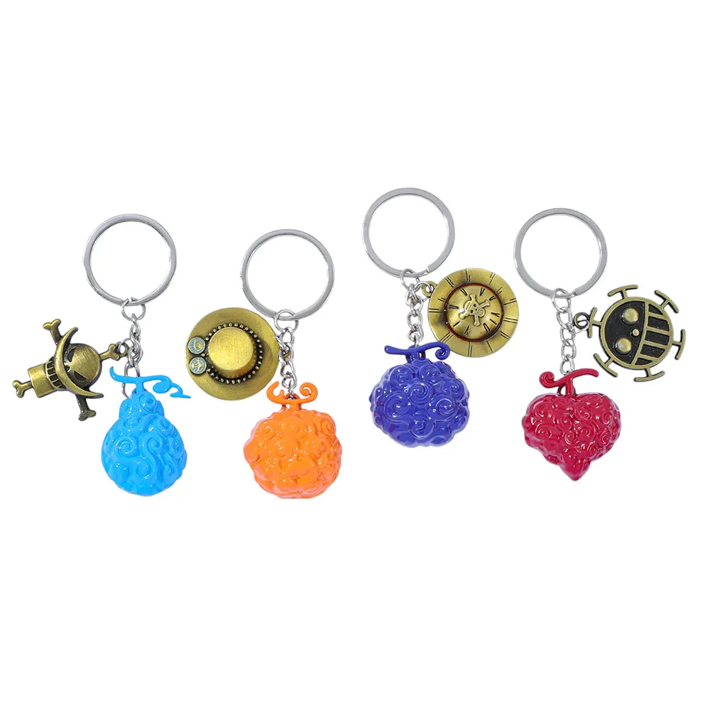 One Piece Metal Keychain Anime Luffy Ace Law Devil Fruit Keyring Creative Pendant Car Key Holder Fashion Decoration Charm Gifts
One Piece Metal Keychain Anime Luffy Ace Law Devil Fruit Keyring Creative Pendant Car Key Holder Fashion Decoration Charm Gifts