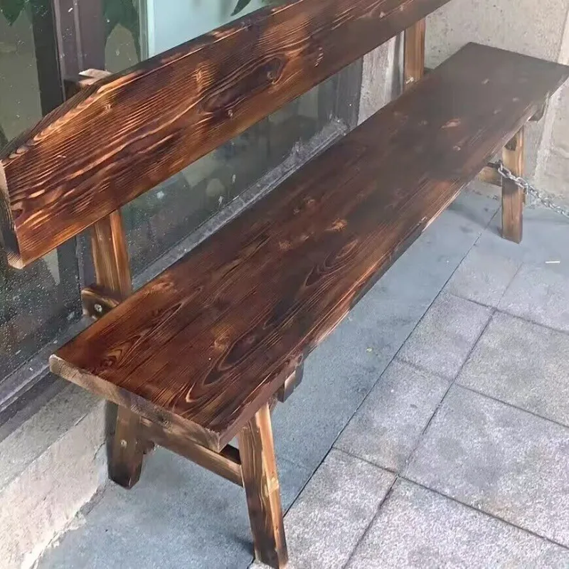 Backrest Bench Outdoor Solid Wood Bench Park Courtyard Bench BBQ Coffee Bar Restaurant Fast Food Restaurant Chair
Backrest Bench Outdoor Solid Wood Bench Park Courtyard Bench BBQ Coffee Bar Restaurant Fast Food Restaurant Chair