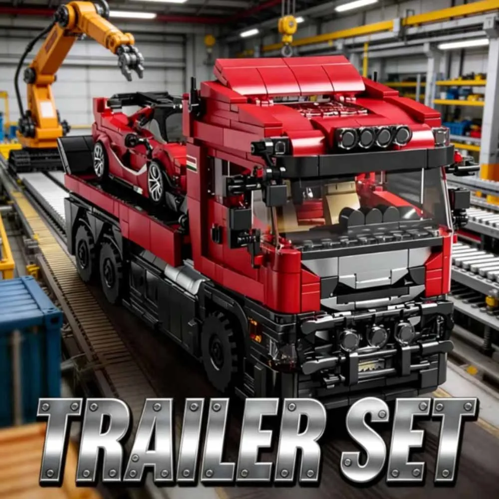 Technical Blocks Truck Sets Trailer Cars Transport Vehicle Creative MOC Building Toys Birthday Gifts Adult 1728Pcs Bricks Model
Technical Blocks Truck Sets Trailer Cars Transport Vehicle Creative MOC Building Toys Birthday Gifts Adult 1728Pcs Bricks Model
