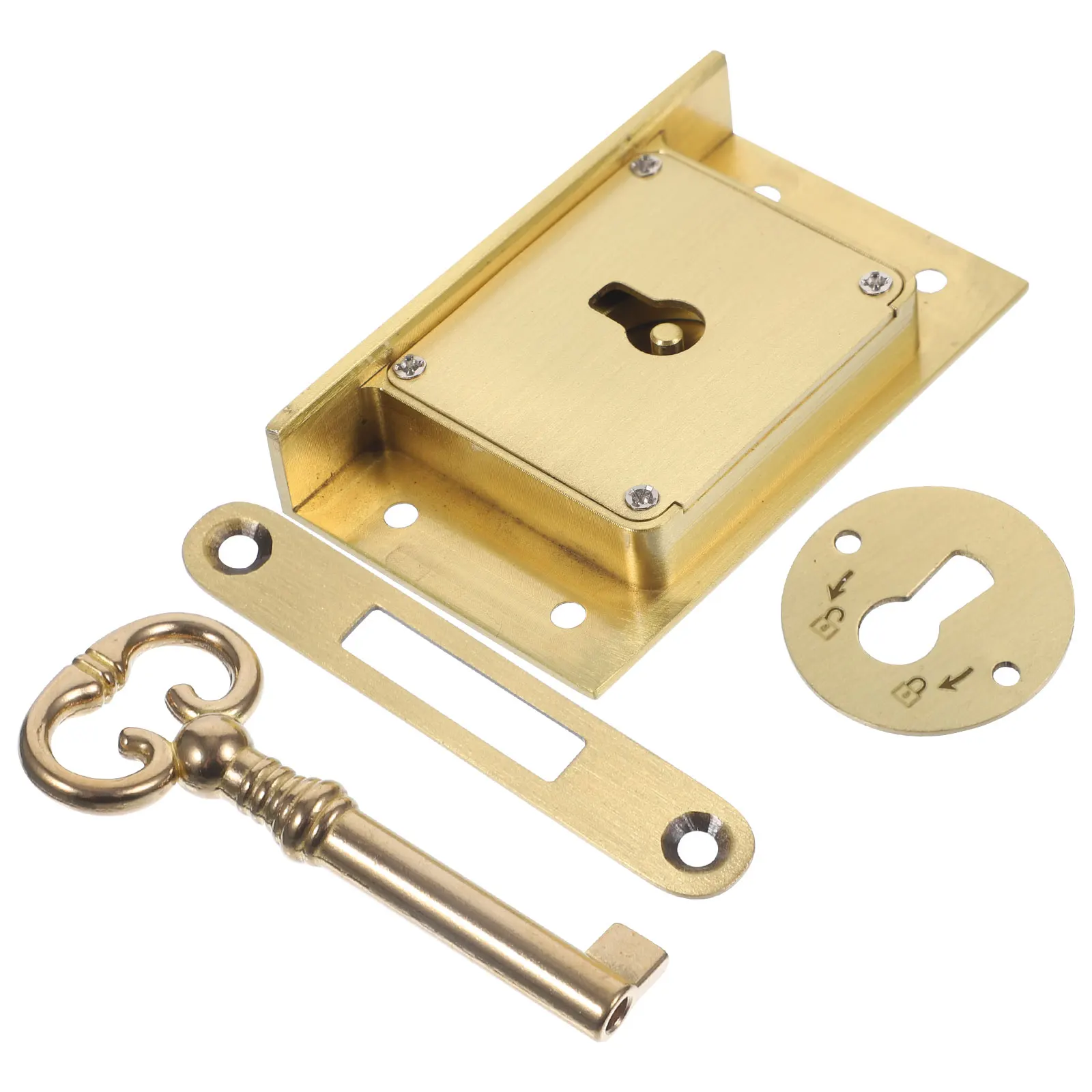 1 Set Vintage Style Desk Drawer Brass Cabinet Furniture Locks Heavy Duty Door For Drawer Cupboard Retro Flush Mount Case Box
1 Set Vintage Style Desk Drawer Brass Cabinet Furniture Locks Heavy Duty Door For Drawer Cupboard Retro Flush Mount Case Box