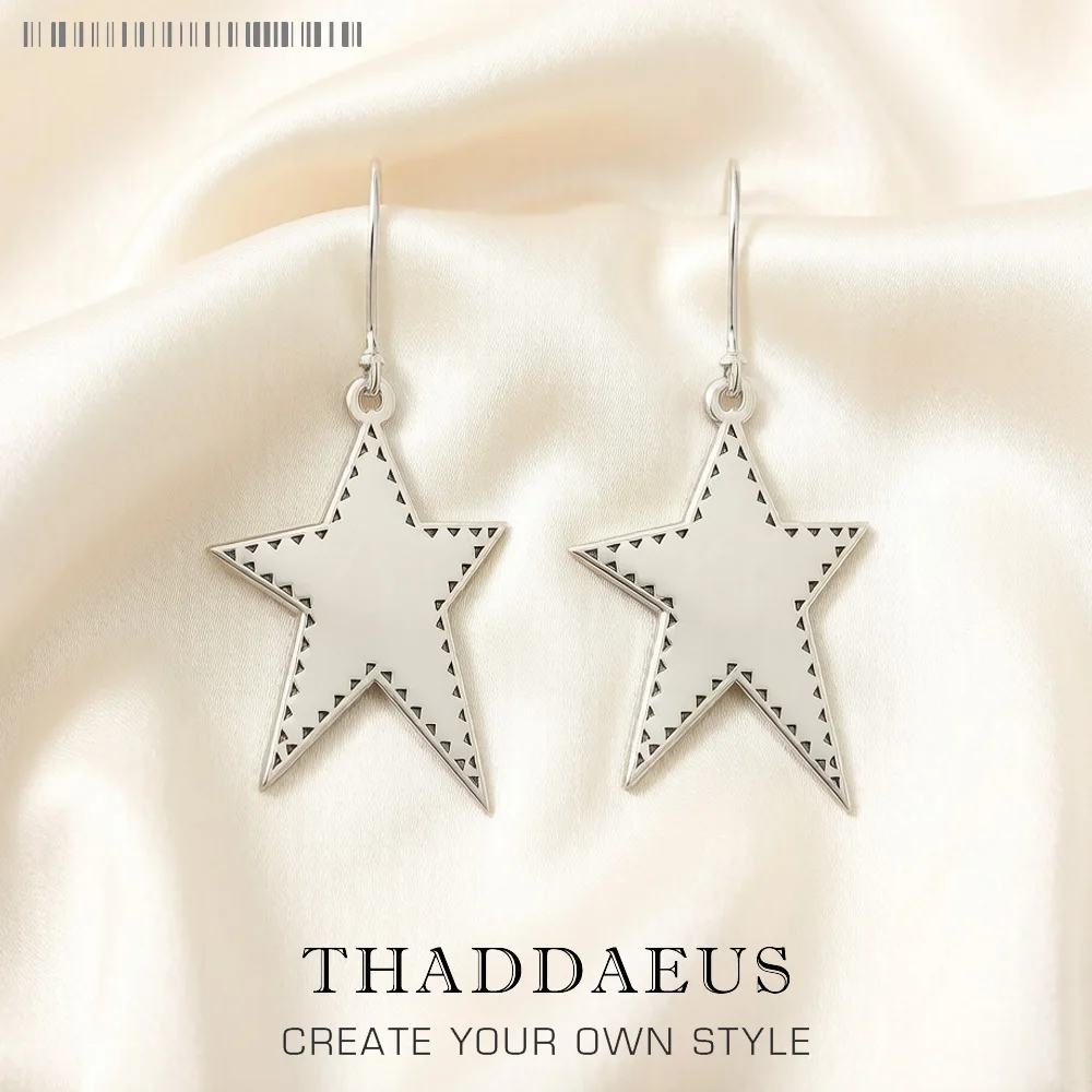 Ear Drop Earrings Star Winter Brand New Europe Style Vintage Jewelry For Women Rock Gift In 925 Sterling Silver
Ear Drop Earrings Star Winter Brand New Europe Style Vintage Jewelry For Women Rock Gift In 925 Sterling Silver