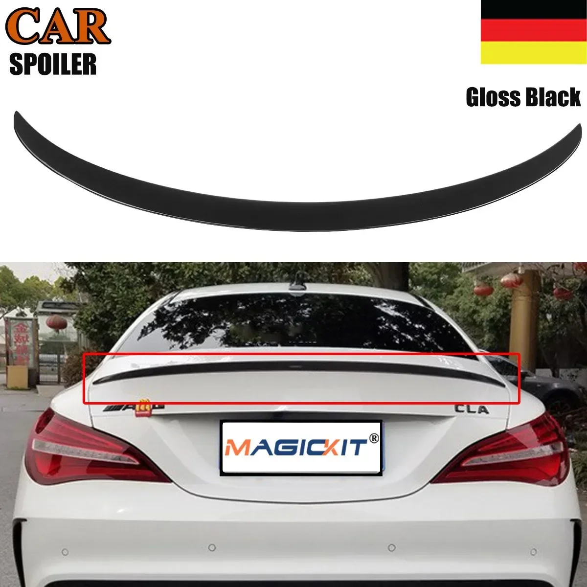 MagicKit FOR MERCEDES-BENZ CLA W117 C117 AMG STYLE REAR TRUNK BOOT SPOILER GLOSS BLACK
MagicKit FOR MERCEDES-BENZ CLA W117 C117 AMG STYLE REAR TRUNK BOOT SPOILER GLOSS BLACK