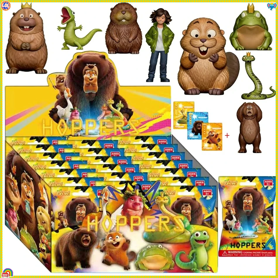 Disney Hoppers 12Pcs Blind Box Beaver Transformation Plan Series Figures Collectible Toy with Hidden Figure for Children Adults
Disney Hoppers 12Pcs Blind Box Beaver Transformation Plan Series Figures Collectible Toy with Hidden Figure for Children Adults