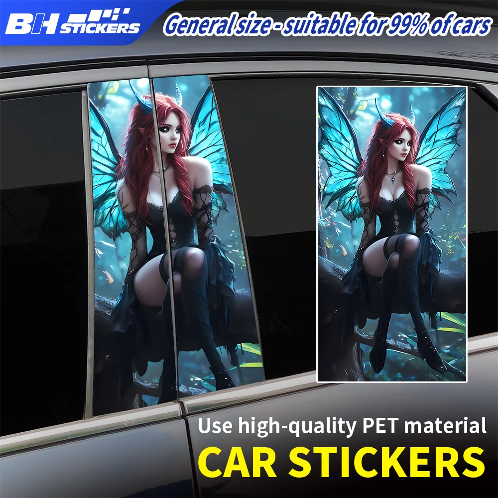 2pcs Aesthetic Dark Fairy Car Stickers B Pillar Decals Universal Window Middle Pillar Vinyl Wrap Auto Styling DIY Accessories
2pcs Aesthetic Dark Fairy Car Stickers B Pillar Decals Universal Window Middle Pillar Vinyl Wrap Auto Styling DIY Accessories