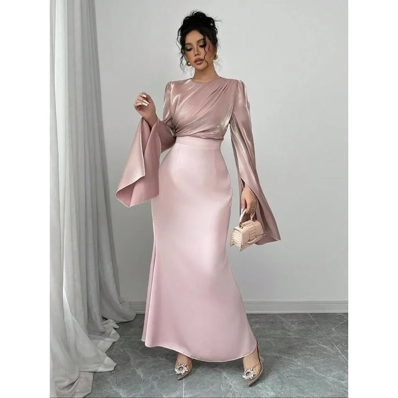 Elegant Waist Pleat Long Dress Women's Fashion Summer Skirt Folded Waist Slimming Midi Dress Cross-Border No Brand
Elegant Waist Pleat Long Dress Women's Fashion Summer Skirt Folded Waist Slimming Midi Dress Cross-Border No Brand