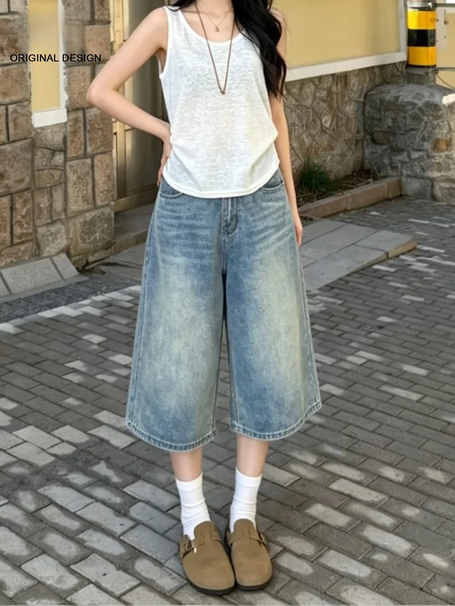 Light Blue American Washed Wide Leg Denim Jeans High Waist Straight Loose Fit Summer Slimming Casual High Quality Ladies Jeans
Light Blue American Washed Wide Leg Denim Jeans High Waist Straight Loose Fit Summer Slimming Casual High Quality Ladies Jeans