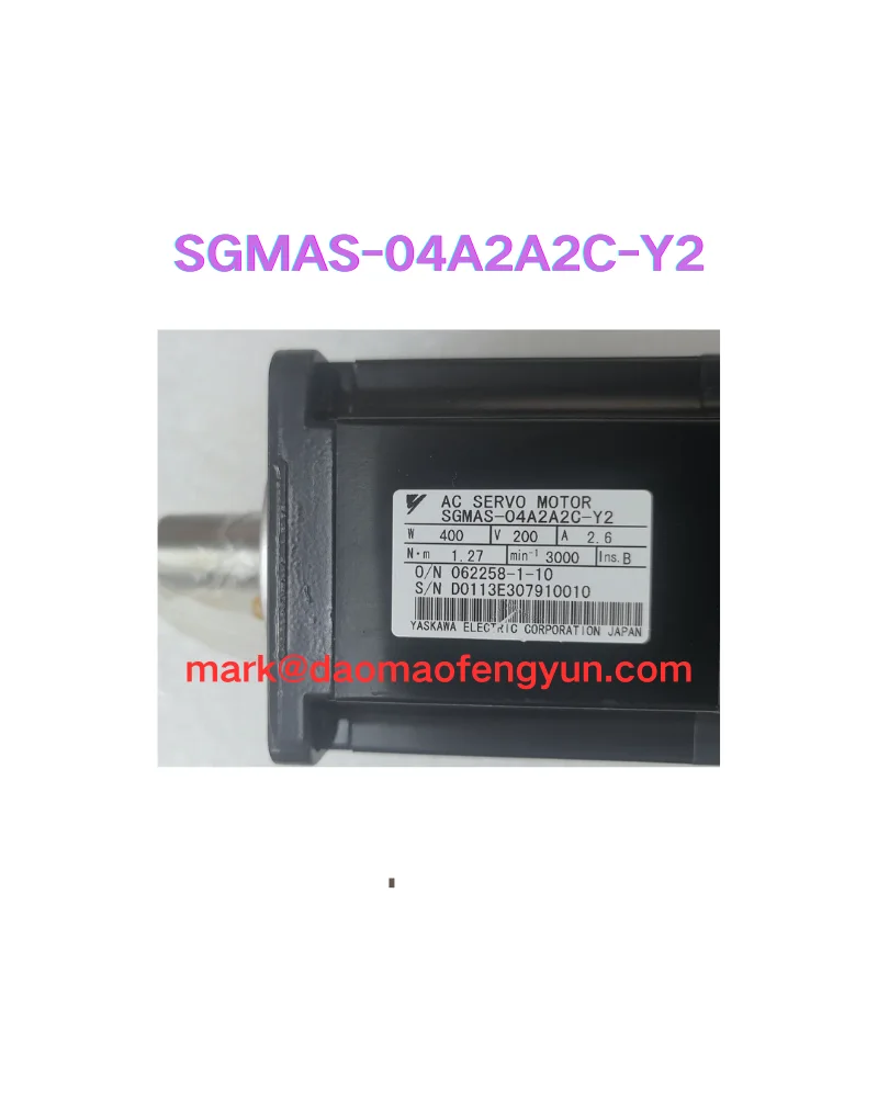 SGMAS-04A2A2C-Y2 New servo motor,
SGMAS-04A2A2C-Y2 New servo motor,