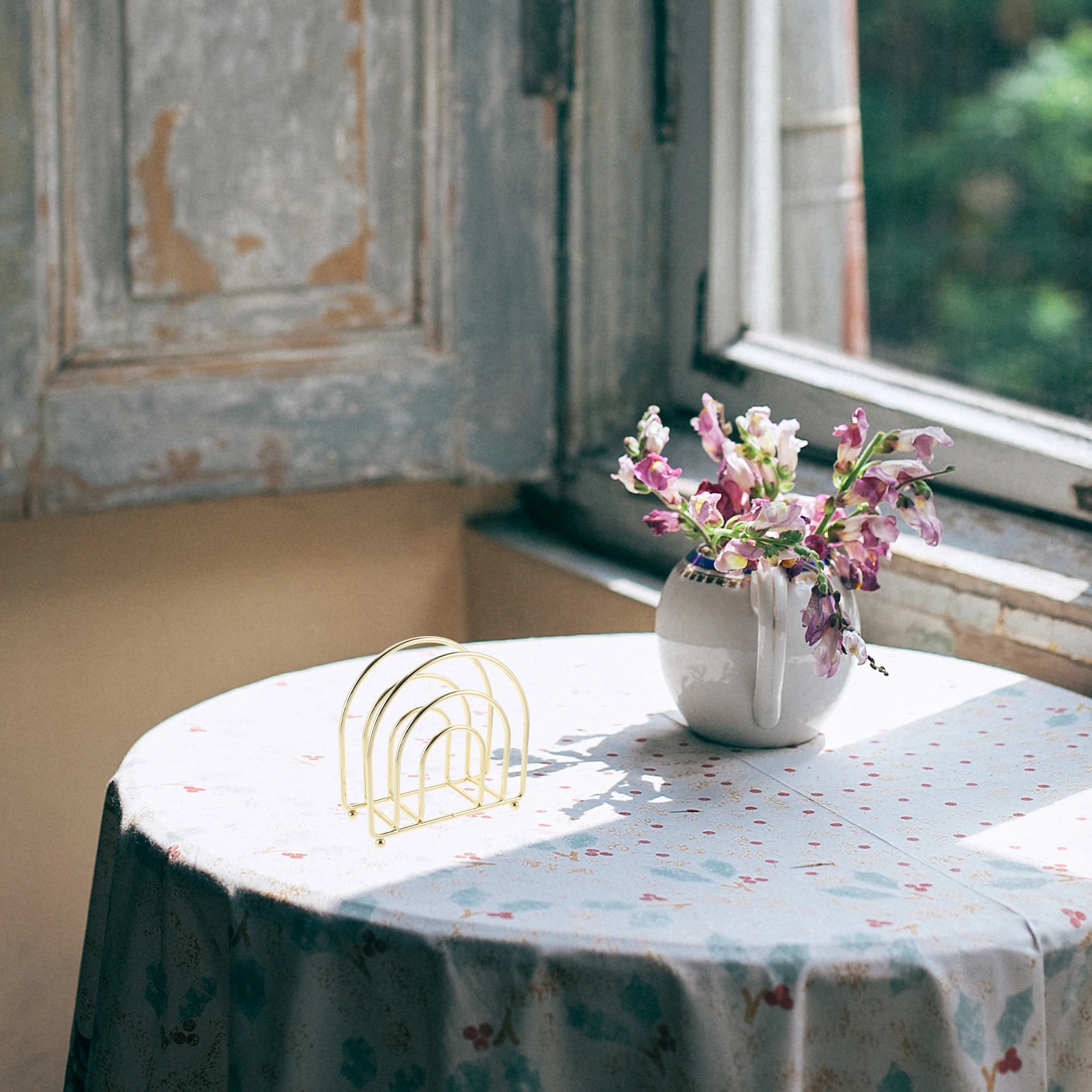 Stylish Metal Napkin Stand Vertical Tissue Holder Iron Organizer Elegant Table Centerpiece for Home Decor Dining 
Stylish Metal Napkin Stand Vertical Tissue Holder Iron Organizer Elegant Table Centerpiece for Home Decor Dining