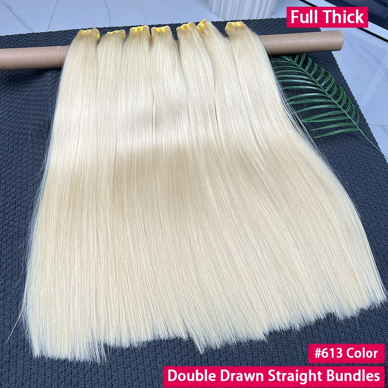 Двойной слой (Double Drawn) # Наборы натуральных прямых волос 613 блонд-оттенка, 100% человеческие волосы, необработанные, вьетнамские, 1/3/4 пучка
Двойной слой (Double Drawn) # Наборы натуральных прямых волос 613 блонд-оттенка, 100% человеческие волосы, необработанные, вьетнамские, 1/3/4 пучка