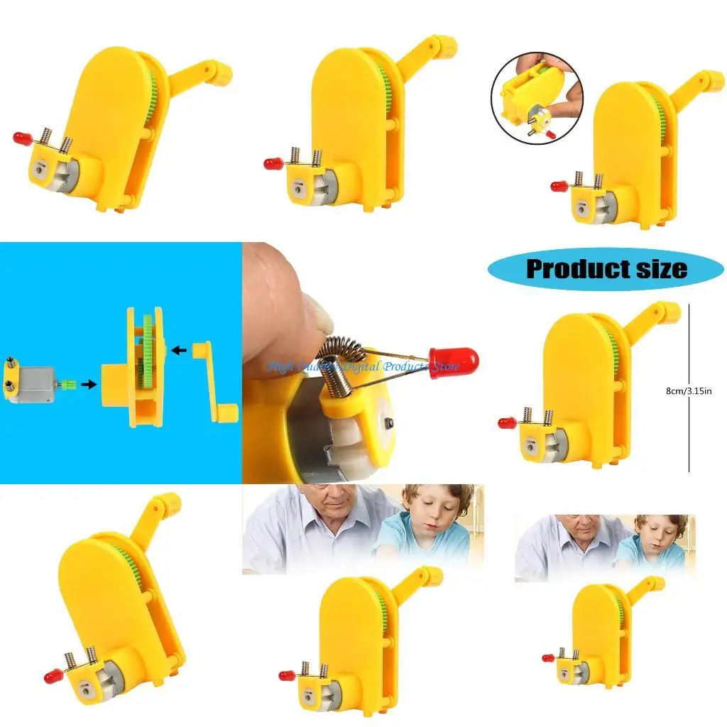 U2JE Manual Electricity Generator Educational Generator Hands on Assembly Generator
U2JE Manual Electricity Generator Educational Generator Hands on Assembly Generator