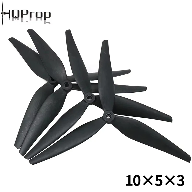 2 пары (2CW + 2CCW) HQProp Macroquad 10X5X3 1050 10-дюймовый 3-лопастной черный углеродный армированный нейлоновый пропеллер для радиоуправляемого дрона FPV
2 пары (2CW + 2CCW) HQProp Macroquad 10X5X3 1050 10-дюймовый 3-лопастной черный углеродный армированный нейлоновый пропеллер для радиоуправляемого дрона FPV
