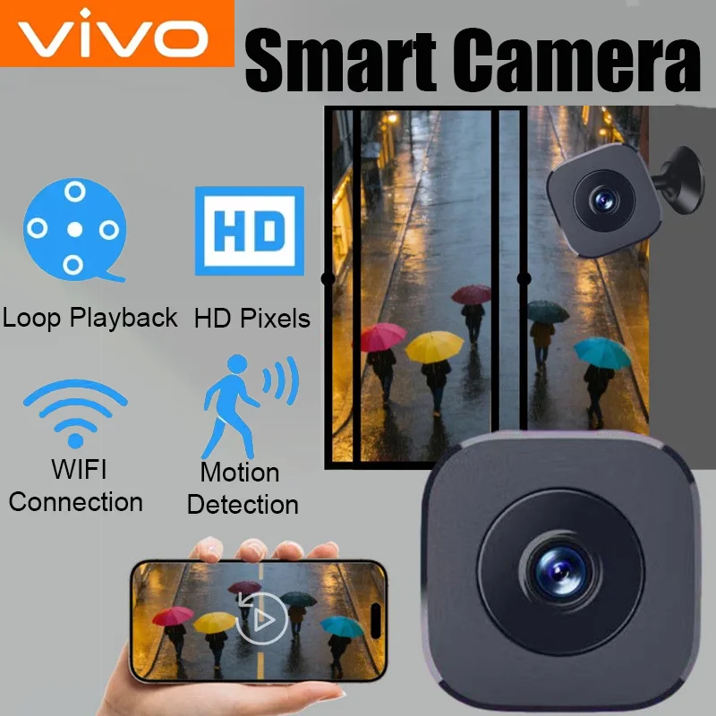 VIVO Security Camera HD Mini Full Color Night Vision High Definition WiFi Monitor Waterproof Motion Detect Surveillance Smar
VIVO Security Camera HD Mini Full Color Night Vision High Definition WiFi Monitor Waterproof Motion Detect Surveillance Smar