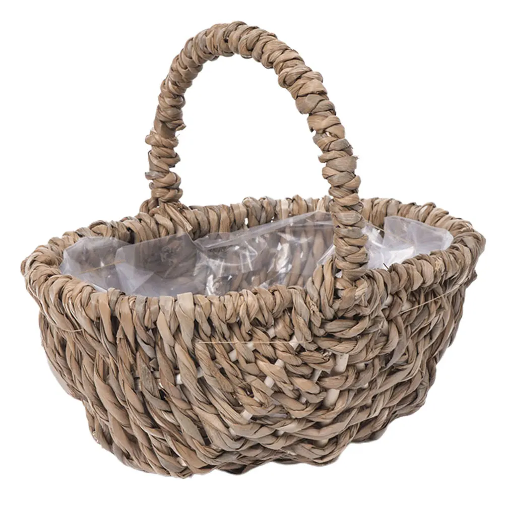 1pcs Flower Basket Woven Handmade Light Brown Decorative Storage Wedding Baskets Small Handles Rustic Favors Basket For Garden
1pcs Flower Basket Woven Handmade Light Brown Decorative Storage Wedding Baskets Small Handles Rustic Favors Basket For Garden