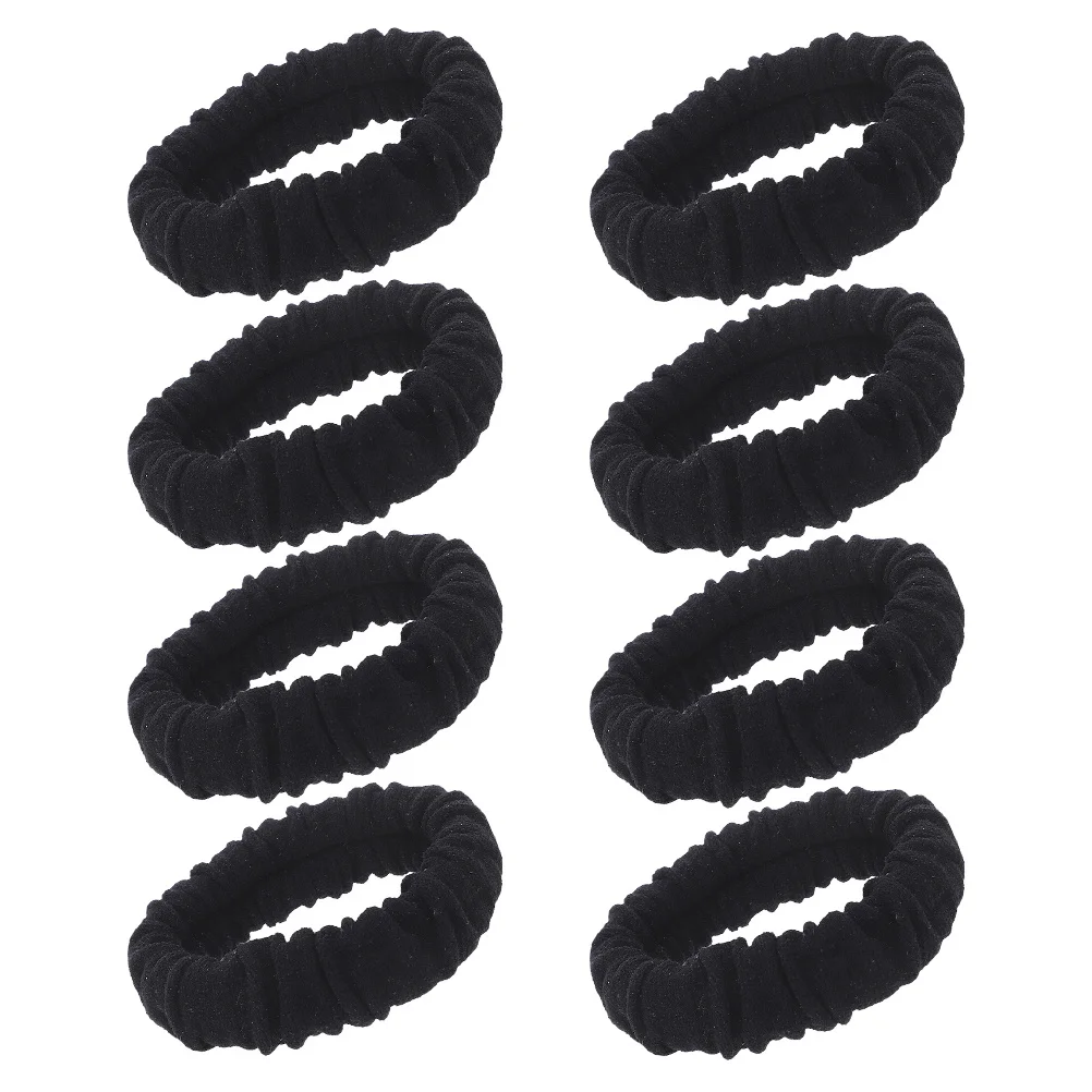 8Pcs High Elasticity Hair Ties Black Seamless Soft Hair Bands for Women Girls No Slip Ponytail Holders Bun Makers for Everyday
8Pcs High Elasticity Hair Ties Black Seamless Soft Hair Bands for Women Girls No Slip Ponytail Holders Bun Makers for Everyday