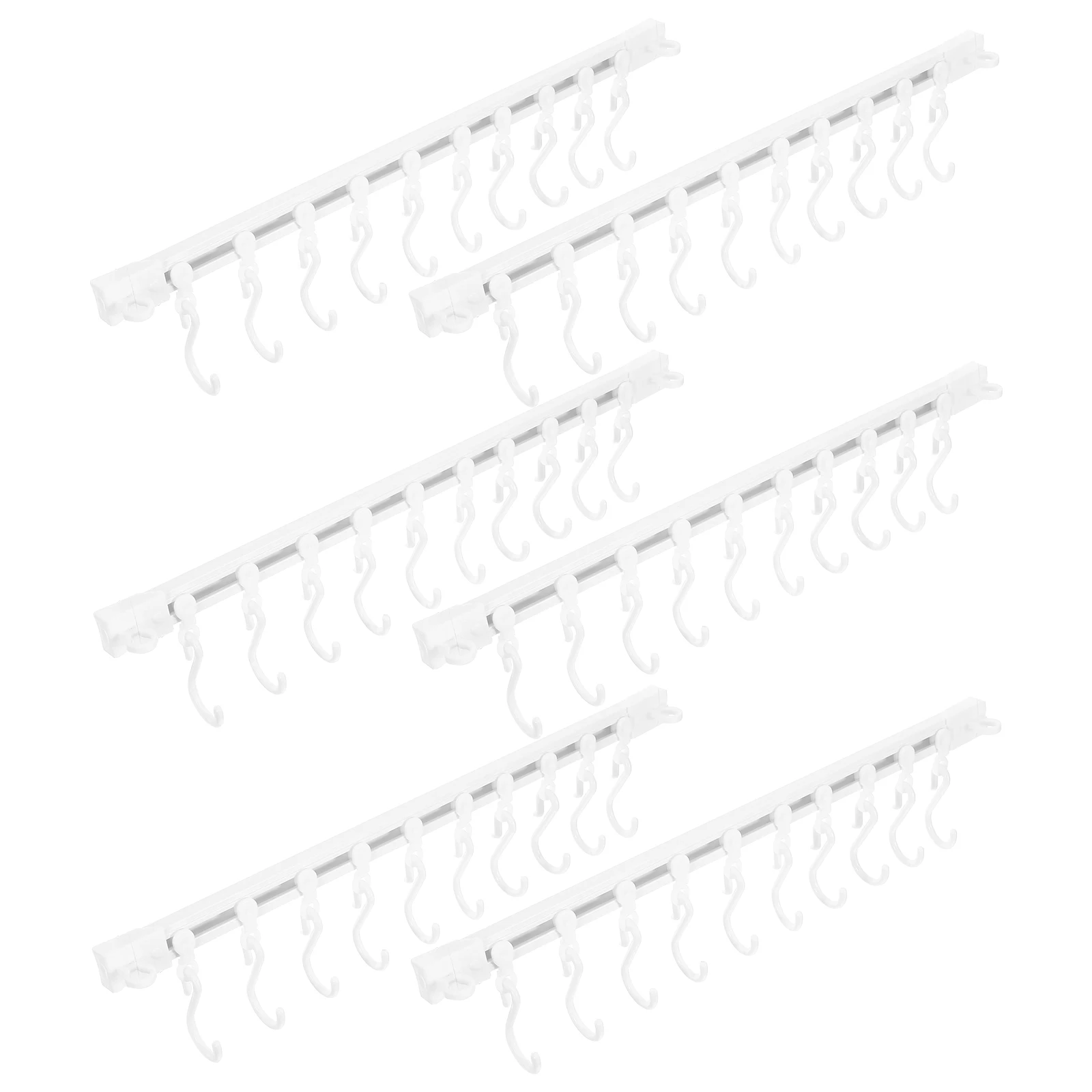 6 Sets Sliding Wall Hooks Adhesive Removable Under Cabinet Rail Rack Kitchen Utility Bedroom Plastic Strong Support No Drill S
6 Sets Sliding Wall Hooks Adhesive Removable Under Cabinet Rail Rack Kitchen Utility Bedroom Plastic Strong Support No Drill S