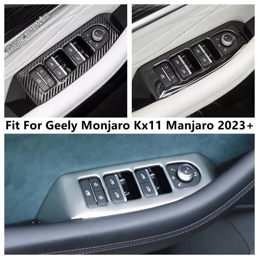 Car Inner Door Armrest Window Lift Button Control Panel Cover Trim Accessories Interior For Geely Monjaro Kx11 Manjaro 2023 2024
Car Inner Door Armrest Window Lift Button Control Panel Cover Trim Accessories Interior For Geely Monjaro Kx11 Manjaro 2023 2024