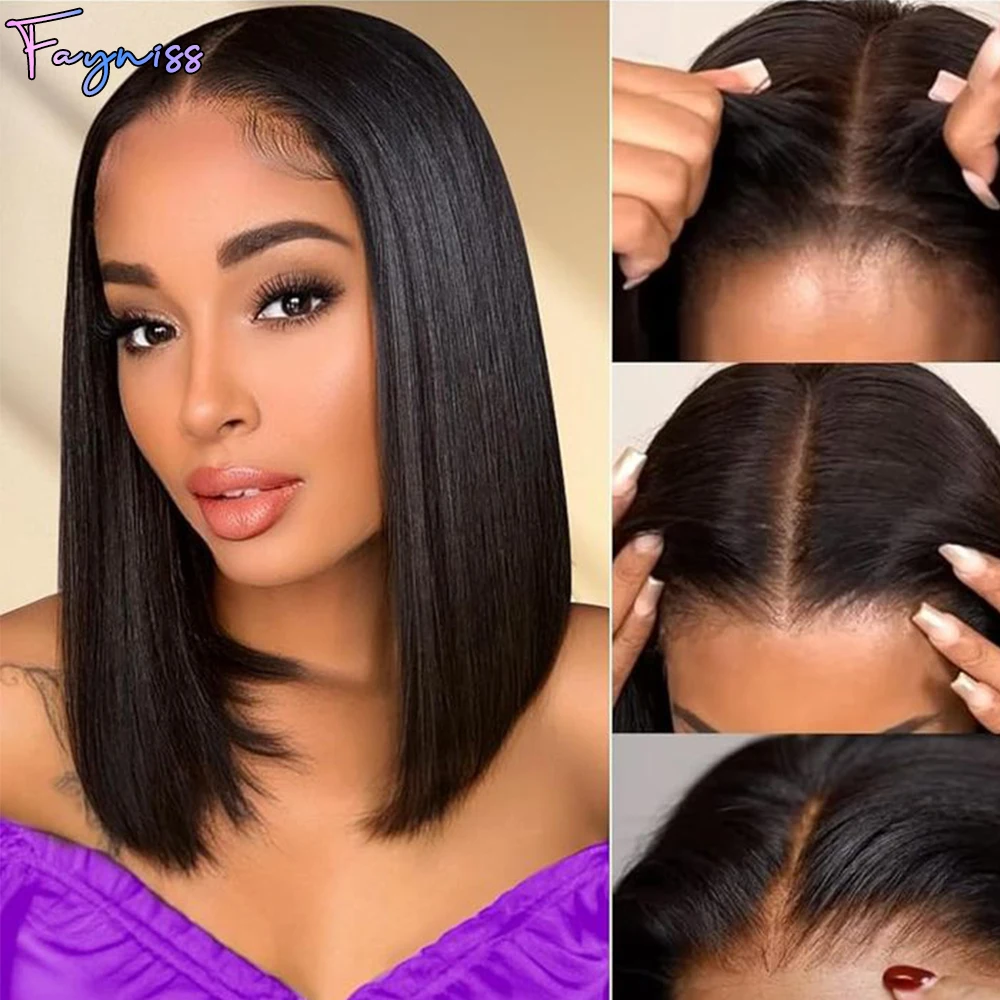 Wear and Go Glueless Straight Bob Wig 100% Human Hair Wigs for Women Pre Plucked Pre Cut Lace Front Wigs Human Hair
Wear and Go Glueless Straight Bob Wig 100% Human Hair Wigs for Women Pre Plucked Pre Cut Lace Front Wigs Human Hair
