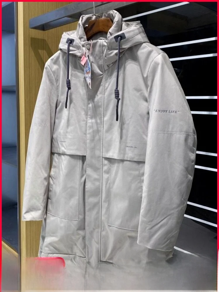 Outdoor Men's down Jaet Hooded Du down Windproof Water Repellent Autumn Winter Faionable Versatile Thousand Level
Outdoor Men's down Jaet Hooded Du down Windproof Water Repellent Autumn Winter Faionable Versatile Thousand Level