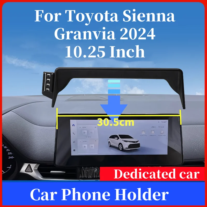 Автомобильный держатель телефона Gravity для Toyota Sienna Granvia 2024, фиксированный навигационный кронштейн для экрана, аксессуары для салона автомобиля
Автомобильный держатель телефона Gravity для Toyota Sienna Granvia 2024, фиксированный навигационный кронштейн для экрана, аксессуары для салона автомобиля