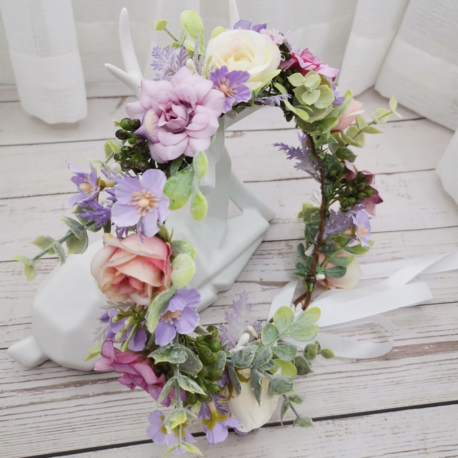 Handmade Flower Crown For Women Artificial Simulated Floral Headband Forest Style Flower Wreath Sweety Fairy Hair Accessories
Handmade Flower Crown For Women Artificial Simulated Floral Headband Forest Style Flower Wreath Sweety Fairy Hair Accessories