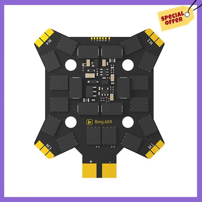 -A96Z Borg 60R BL32 ESC 60A 4-8S STM32G071N 20X20 On-Board Anti-Ignition Module For FPV Racing RC Drone Parts
-A96Z Borg 60R BL32 ESC 60A 4-8S STM32G071N 20X20 On-Board Anti-Ignition Module For FPV Racing RC Drone Parts