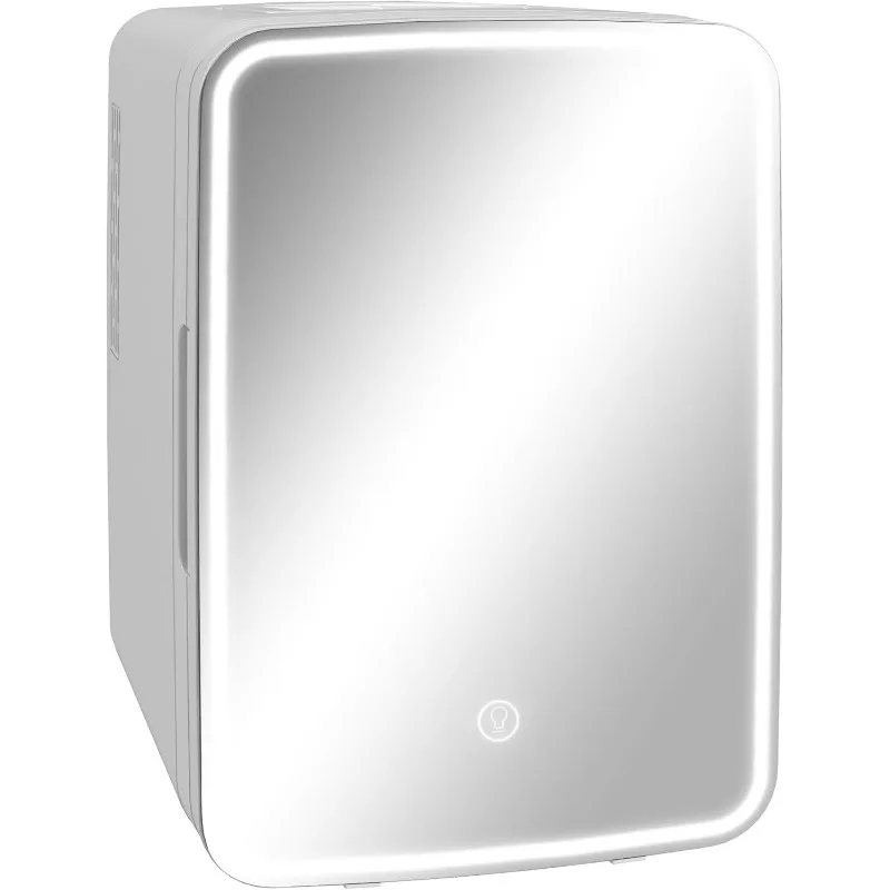 HOMCOM Mini Fridge for Bedroom or Car with Dimmable Mirror, Cooler and Warmer, Portable for Skincare, Drinks, Food, Cosmetics
HOMCOM Mini Fridge for Bedroom or Car with Dimmable Mirror, Cooler and Warmer, Portable for Skincare, Drinks, Food, Cosmetics