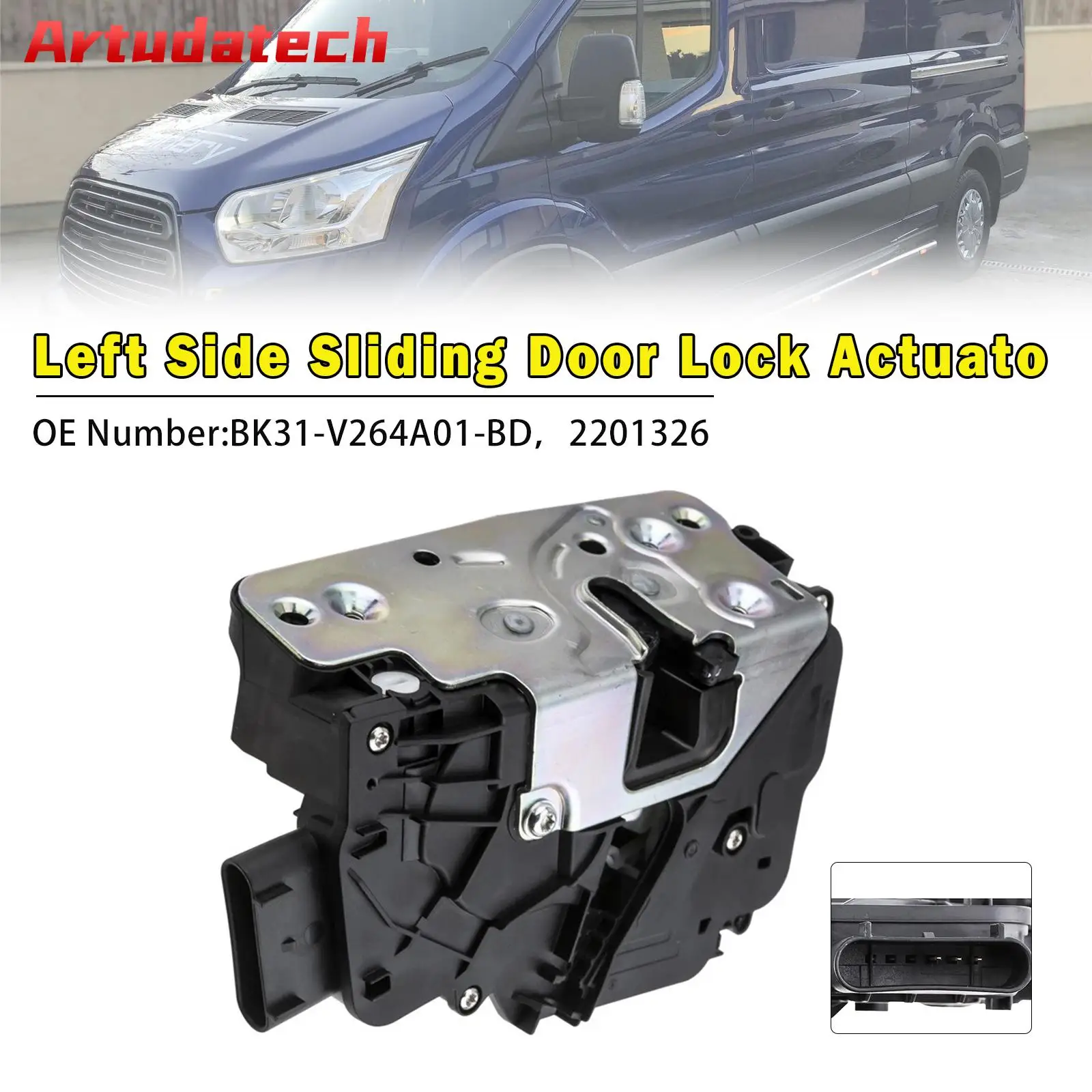 Artudatech Left Sliding Door Lock Actuator BK31-V264A01-BD For Ford Transit MK8 2014 - 2017 2018 2018 2020 2021 2022 2023 2024
Artudatech Left Sliding Door Lock Actuator BK31-V264A01-BD For Ford Transit MK8 2014 - 2017 2018 2018 2020 2021 2022 2023 2024
