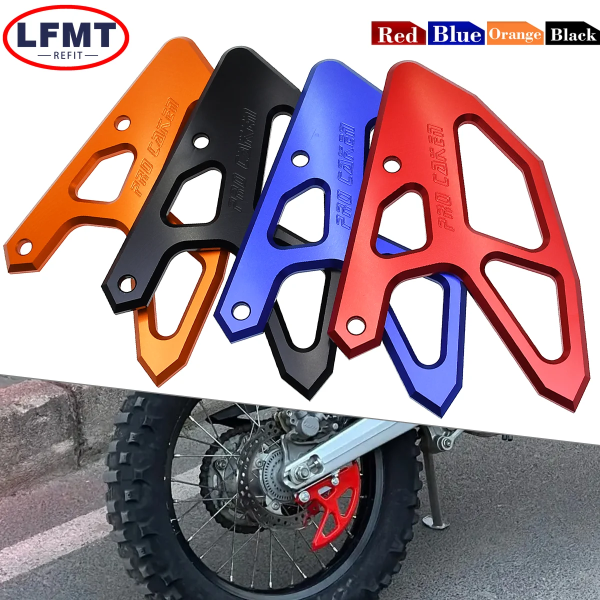 CNC Aluminium Rear Brake Caliper Brake Disc Guard Protector Cover For Honda CR125R CR250R CRF250X 450X CRF250RX For KAYO T4 T6
CNC Aluminium Rear Brake Caliper Brake Disc Guard Protector Cover For Honda CR125R CR250R CRF250X 450X CRF250RX For KAYO T4 T6