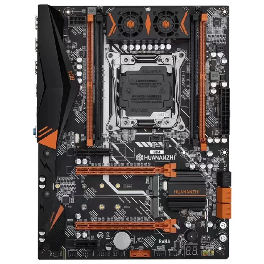 HUANANZHI X99 motherboard BD4 LGA2011-3with M.2NVME NGFF slot DDR44channel4*USB3.06*SATA3.0
HUANANZHI X99 motherboard BD4 LGA2011-3with M.2NVME NGFF slot DDR44channel4*USB3.06*SATA3.0