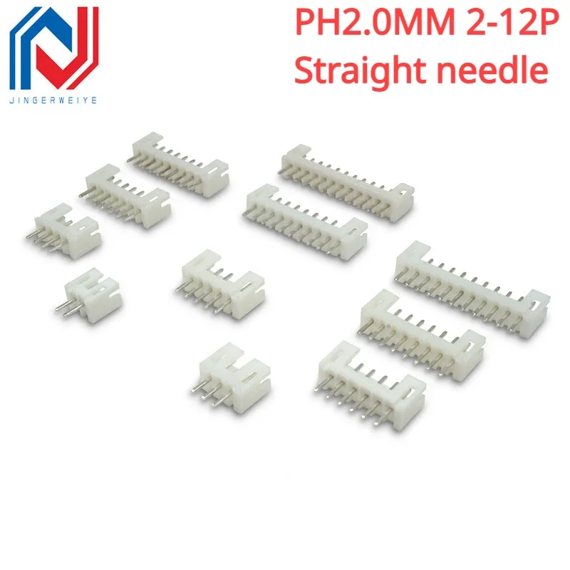 50pcs Straight Needle Ph2.0mm Pitch 2.0 Straight Leg Socket 2p3p4p5p6p7p8p-16p Terminal Connector Plug
50pcs Straight Needle Ph2.0mm Pitch 2.0 Straight Leg Socket 2p3p4p5p6p7p8p-16p Terminal Connector Plug