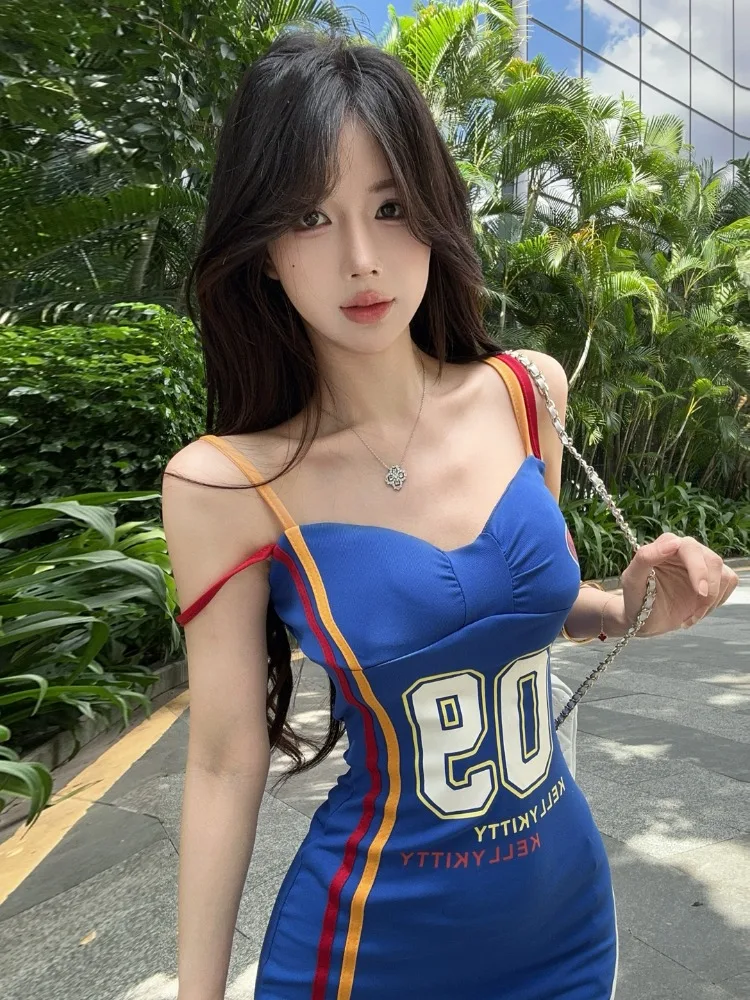 American Hot Girl Print Halter Dress Color Block Slim Fit Backless Waist V-neck Short Skirt High Waist Summer Casual
American Hot Girl Print Halter Dress Color Block Slim Fit Backless Waist V-neck Short Skirt High Waist Summer Casual
