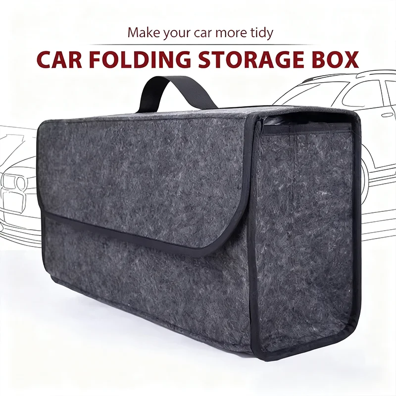 Новый темно-серый мягкий фетровый противоскользящий ящик для хранения - органайзер с большим отделением для багажника автомобиля, ящик для хранения инструментов и автозапчастей
Новый темно-серый мягкий фетровый противоскользящий ящик для хранения - органайзер с большим отделением для багажника автомобиля, ящик для хранения инструментов и автозапчастей