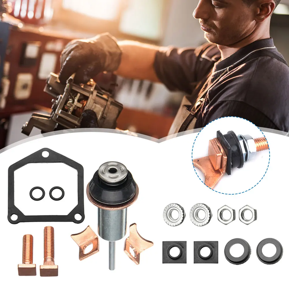 Starter Solenoid Repair Rebuild Kit 228000-6662 Solenoid Valve Rebuild Tool Set Plunger Contacts Set for Toyota Subaru for Honda
Starter Solenoid Repair Rebuild Kit 228000-6662 Solenoid Valve Rebuild Tool Set Plunger Contacts Set for Toyota Subaru for Honda