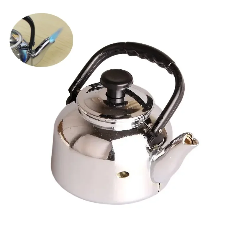 Novel and Personalized Tea Pot Convenient Lighter Cigarette Accessories Windproof Blue Fire Direct Lighter Men's Gift(No Gas)
Novel and Personalized Tea Pot Convenient Lighter Cigarette Accessories Windproof Blue Fire Direct Lighter Men's Gift(No Gas)