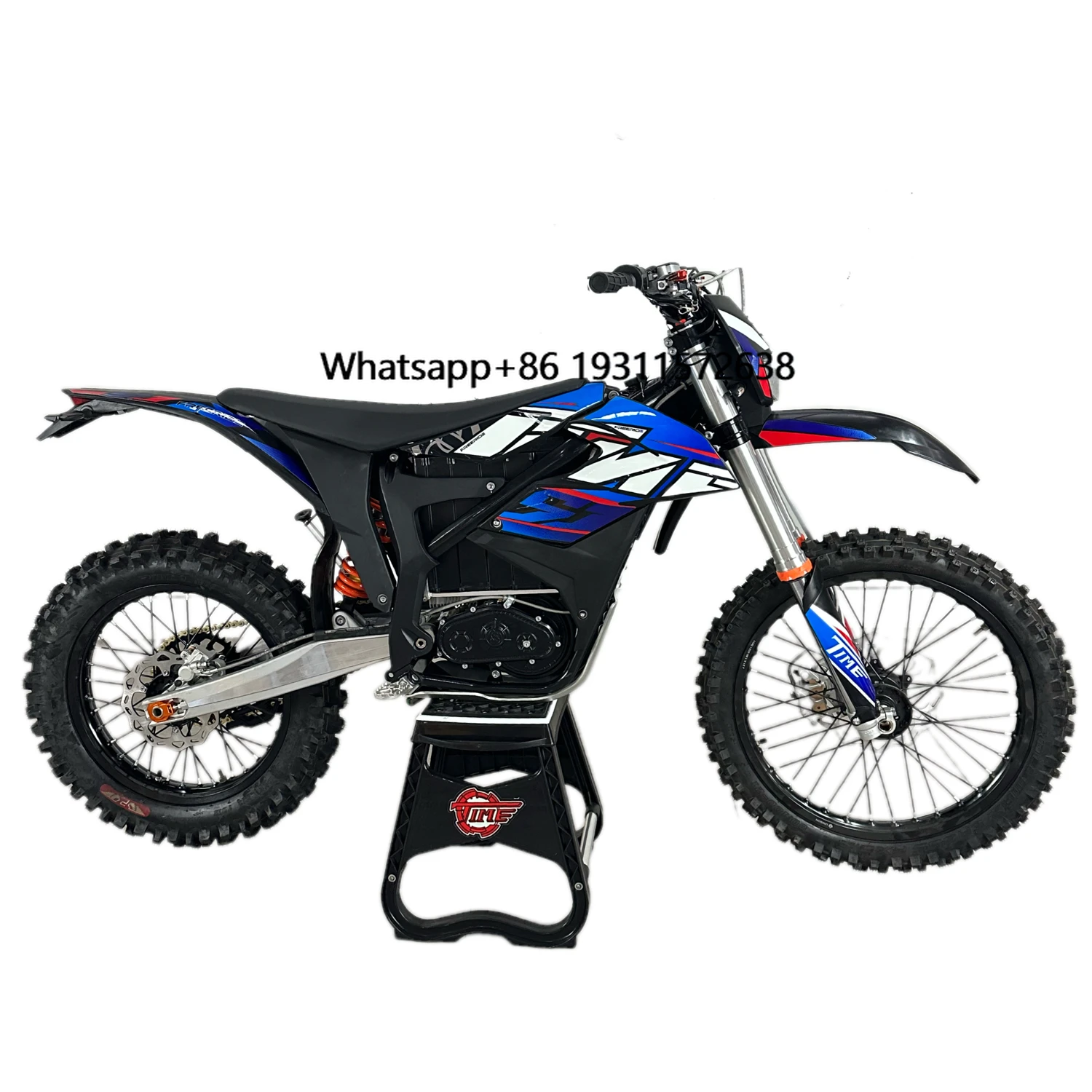 Electric Off-Road Motocross Time-F29 120km/h 29Kw Motor 120Km Range 72v Dirtbike Motorcycles Designed for Enthusiasts
Electric Off-Road Motocross Time-F29 120km/h 29Kw Motor 120Km Range 72v Dirtbike Motorcycles Designed for Enthusiasts