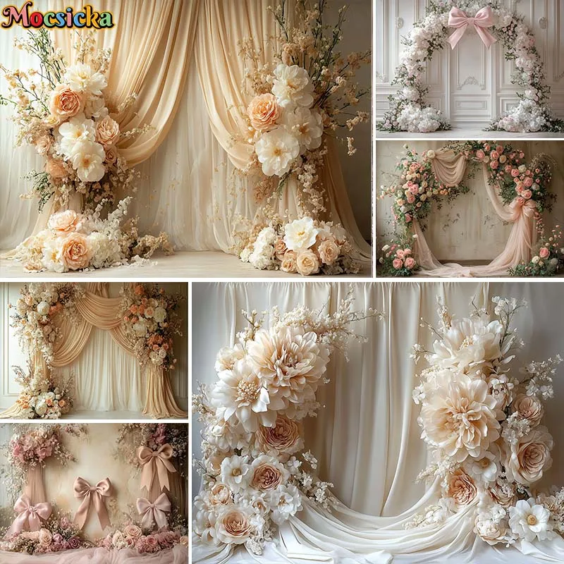 Mocsicka Photography Background Boho Flower Curtain Kids Baby Adult Birthday Party Wedding Maternity Portrait Photo Studio
Mocsicka Photography Background Boho Flower Curtain Kids Baby Adult Birthday Party Wedding Maternity Portrait Photo Studio
