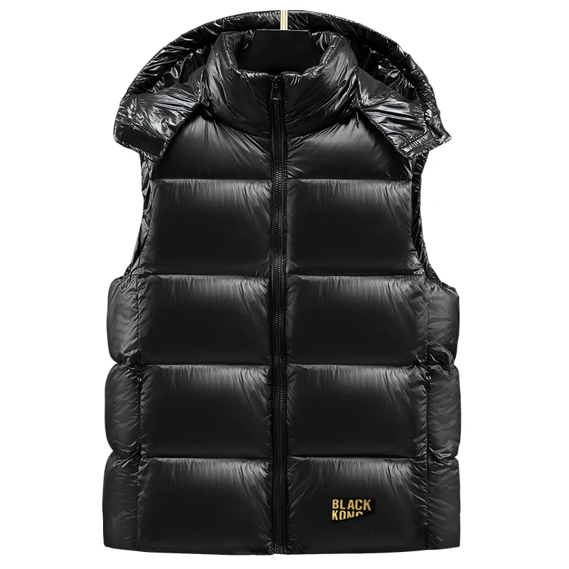 Осенне-зимний брендовый жилет на молнии, мужское пальто, мужской теплый съемный жилет с капюшоном, мужской уличный ветрозащитный модный повседневный жилет без рукавов
Осенне-зимний брендовый жилет на молнии, мужское пальто, мужской теплый съемный жилет с капюшоном, мужской уличный ветрозащитный модный повседневный жилет без рукавов